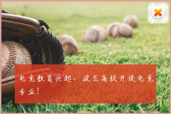 电竞教育兴起，波兰高校开设电竞专业！